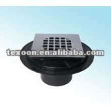 floor water drainers with chrome plated basket sinkers